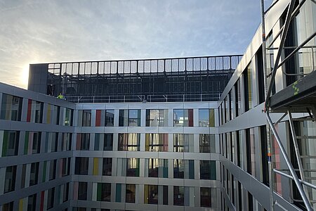 Bürogebäude in Holz-Modulbauweise